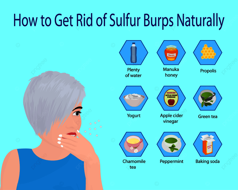 How to get rid of sulfur burps instantly