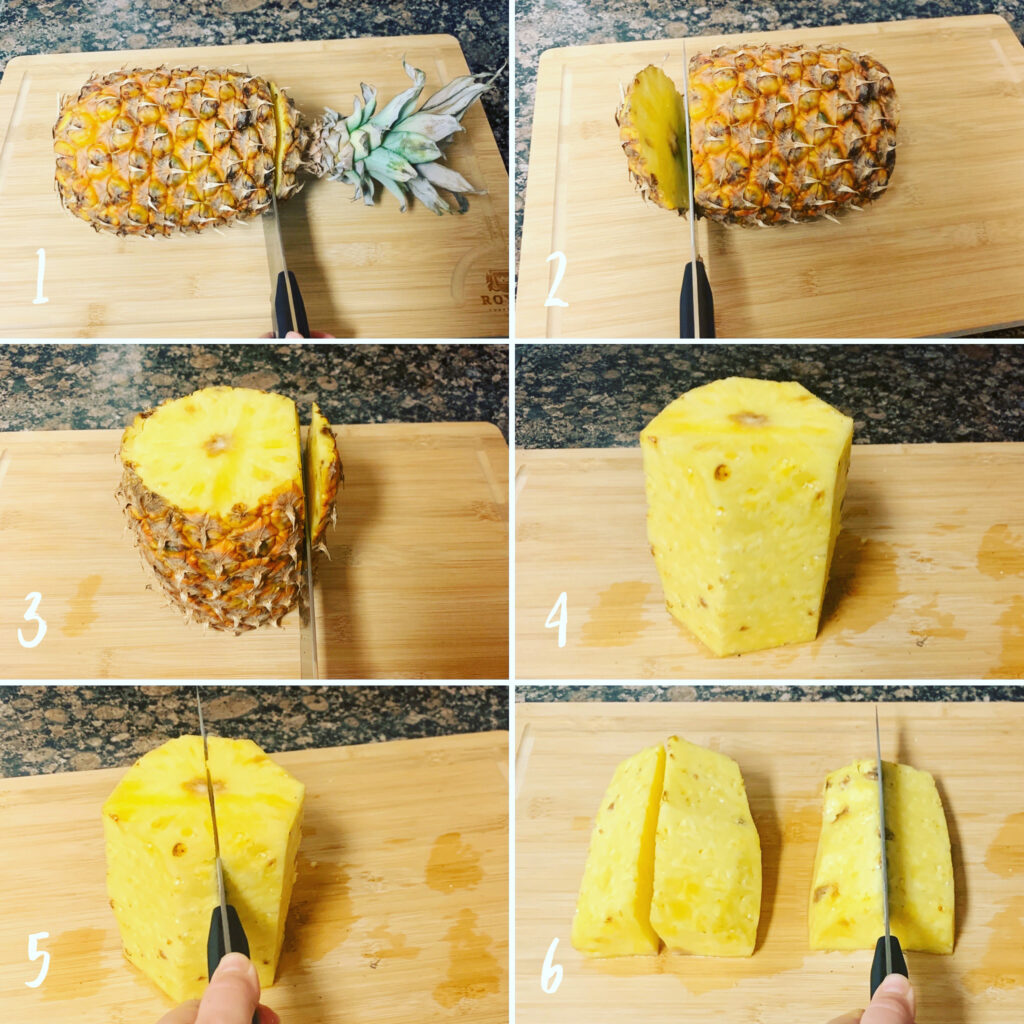 Cutting Pineapple